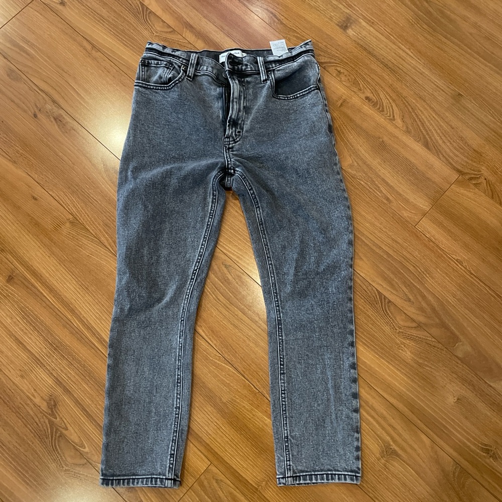 Abercrombie & Fitch Women's Charcoal Slim Jeans